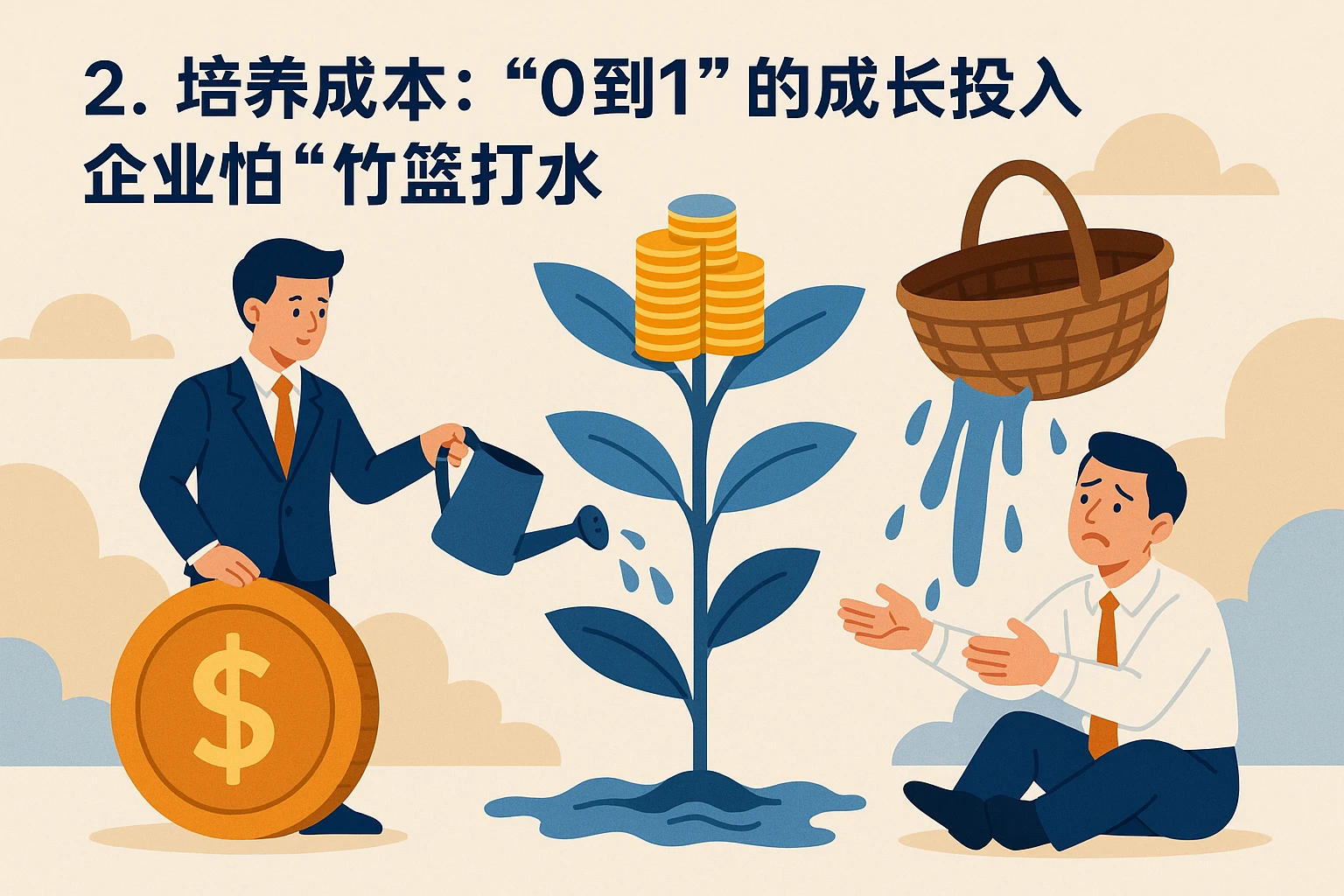 2. 培养成本:“0到1”的成长投入,企业怕“竹篮打水”