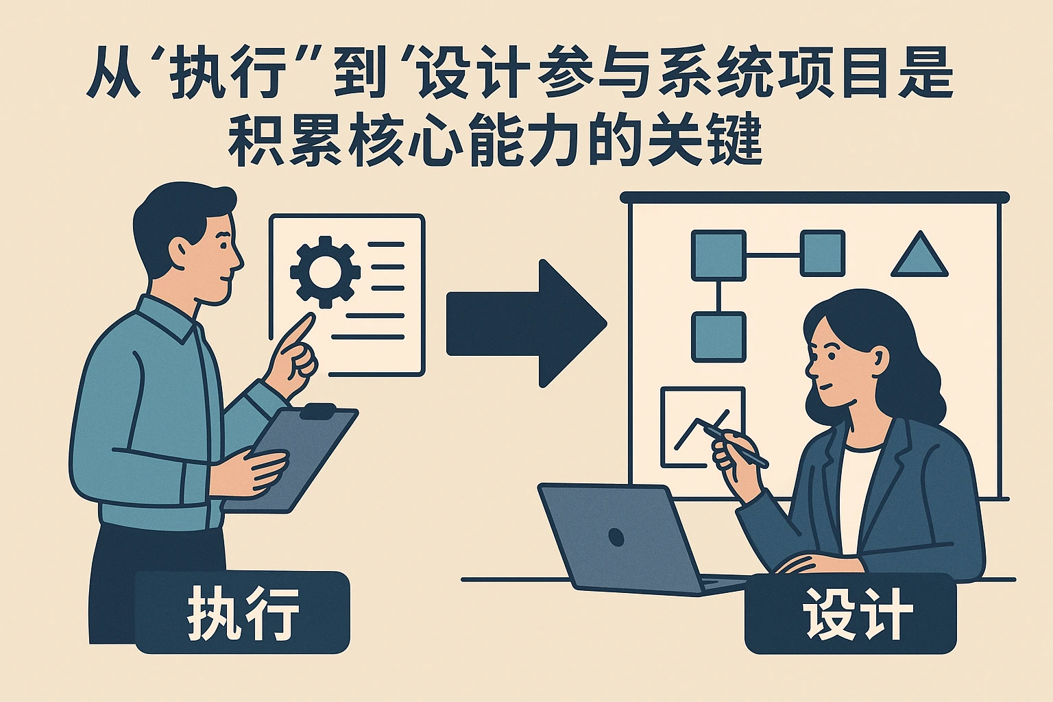 2. 从“执行”到“设计”：参与系统项目是积累核心能力的关键