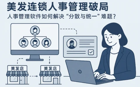 美发连锁人事管理破局:人事管理软件如何解决“分散与统一”难题?