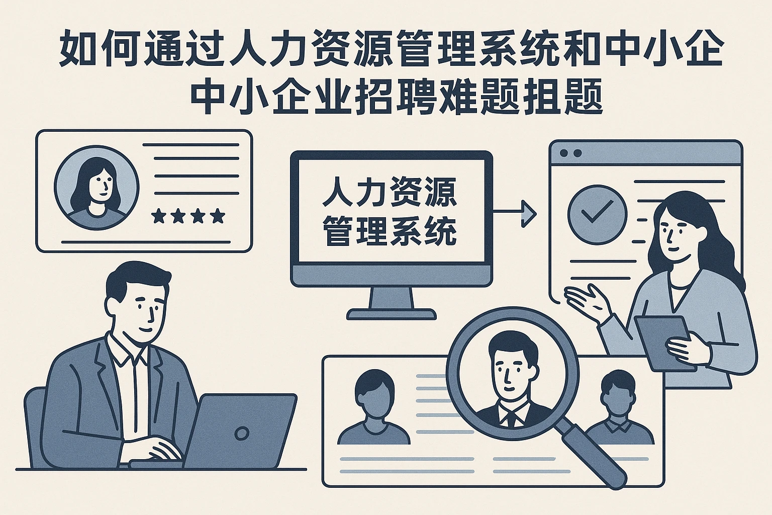 如何通过人力资源管理系统和人事管理SaaS解决中小企业招聘难题