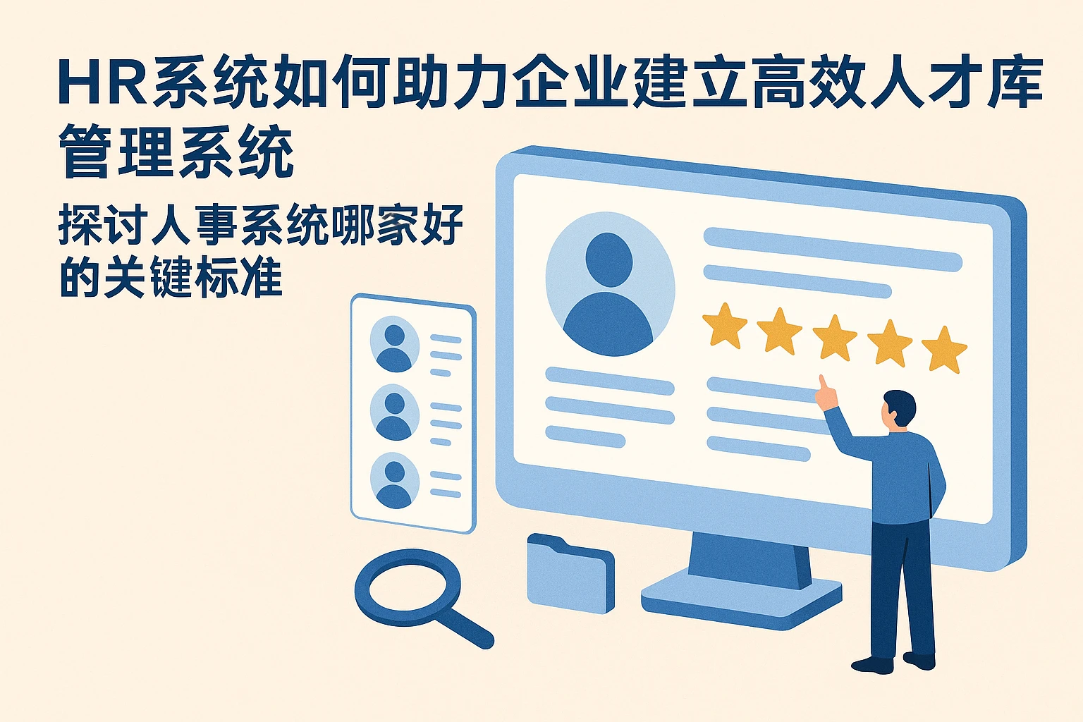 HR系统如何助力企业建立高效人才库管理系统：探讨人事系统哪家好的关键标准