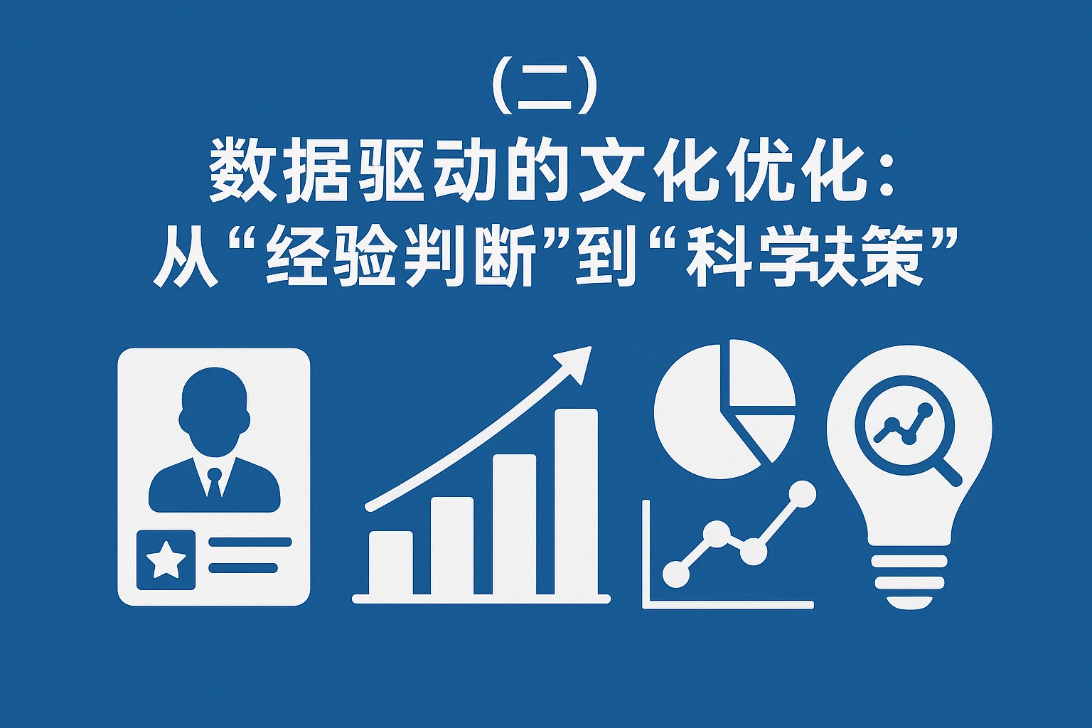 （二）数据驱动的文化优化：从“经验判断”到“科学决策”