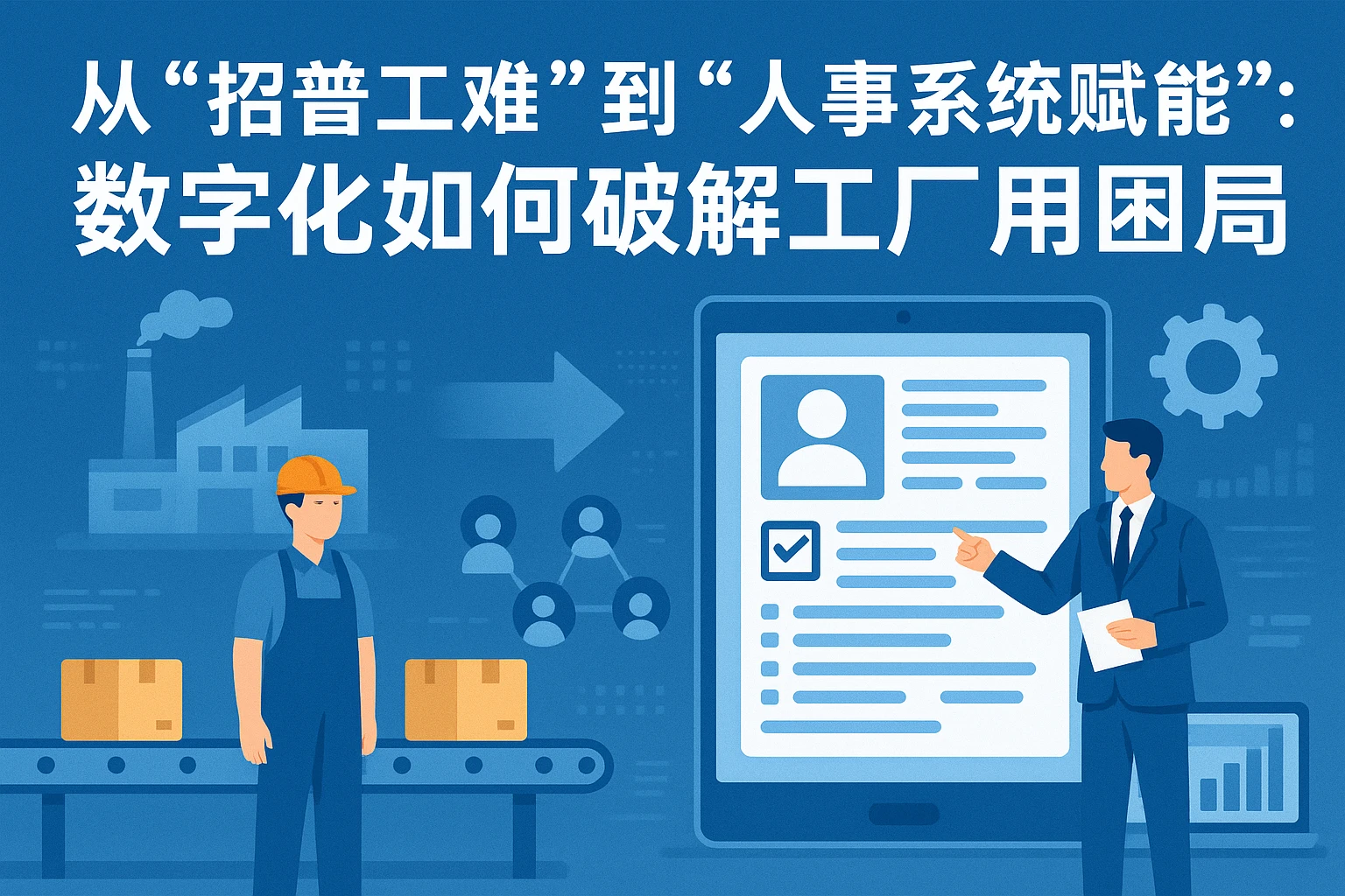 从“招普工难”到“人事系统赋能”：数字化如何破解工厂用工困局