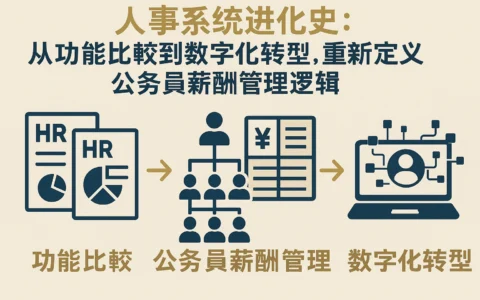 人事系统进化史：从功能比较到数字化转型，重新定义公务员薪酬管理逻辑