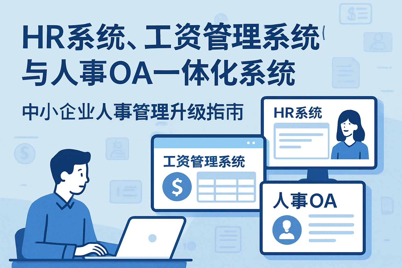HR系统、工资管理系统与人事OA一体化系统:中小企业人事管理升级指南