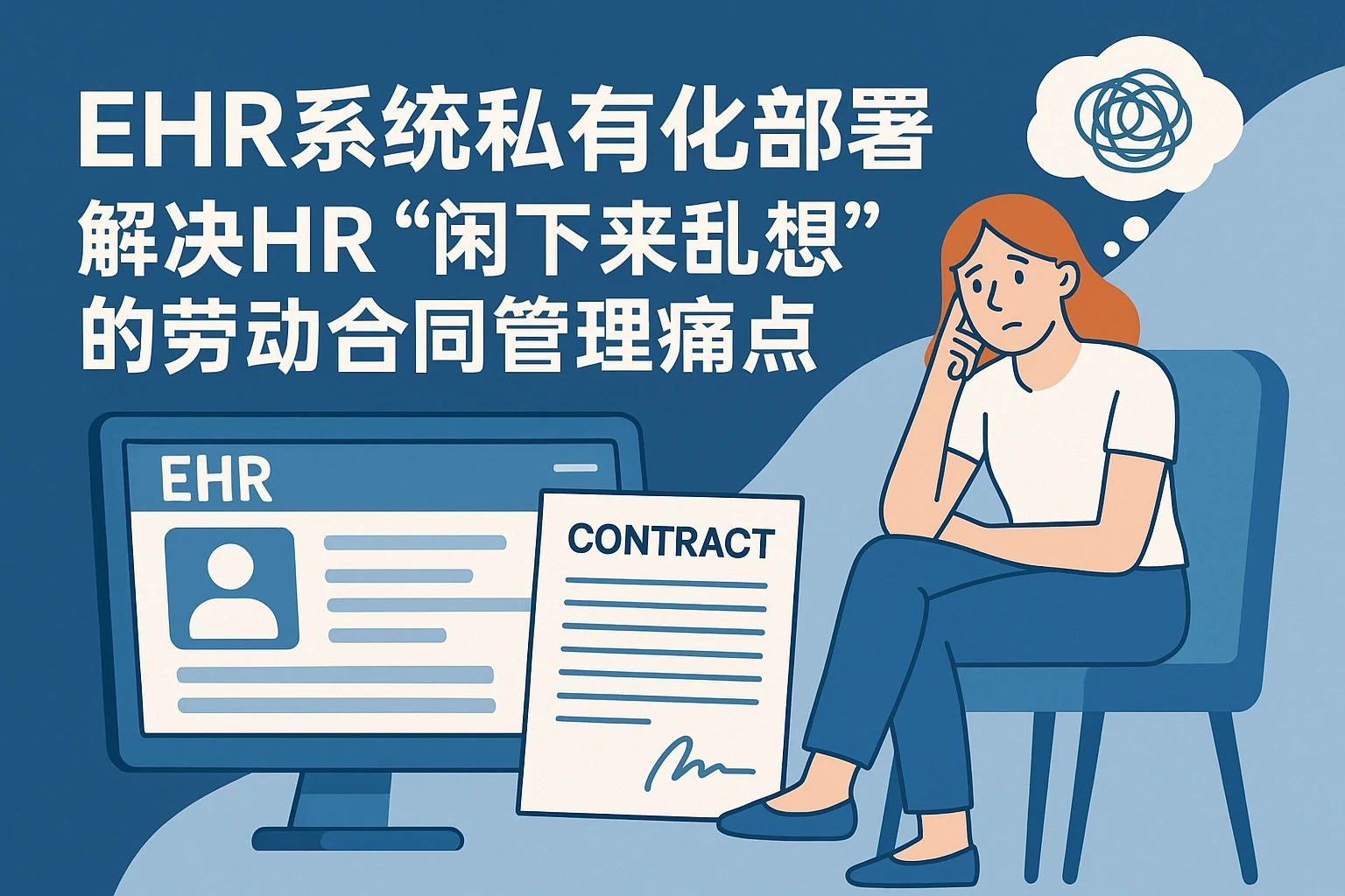 EHR系统私有化部署:解决HR“闲下来乱想”的劳动合同管理痛点