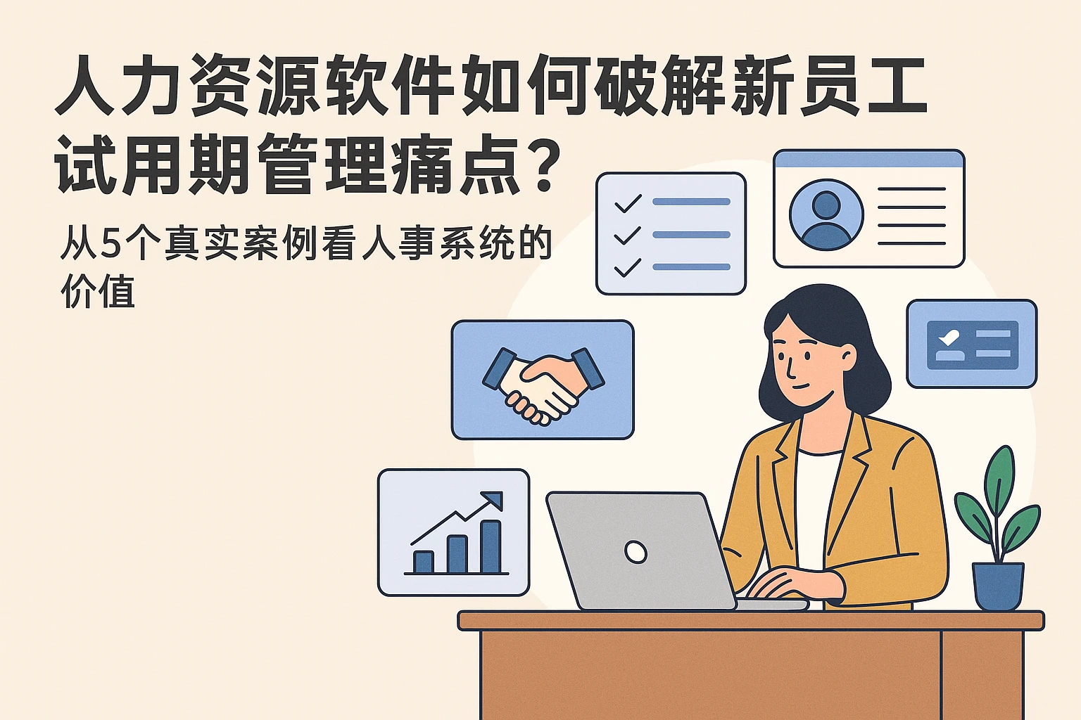 人力资源软件如何破解新员工试用期管理痛点？从5个真实案例看人事系统的价值