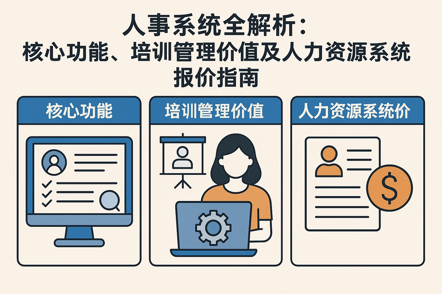 人事系统全解析：核心功能、培训管理价值及人力资源系统报价指南