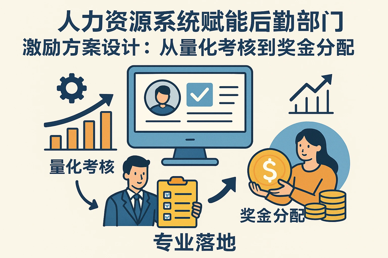 人力资源系统赋能后勤部门激励方案设计：从量化考核到奖金分配的专业落地