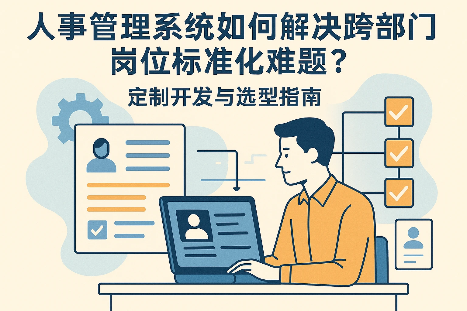 人事管理系统如何解决跨部门岗位标准化难题？定制开发与选型指南
