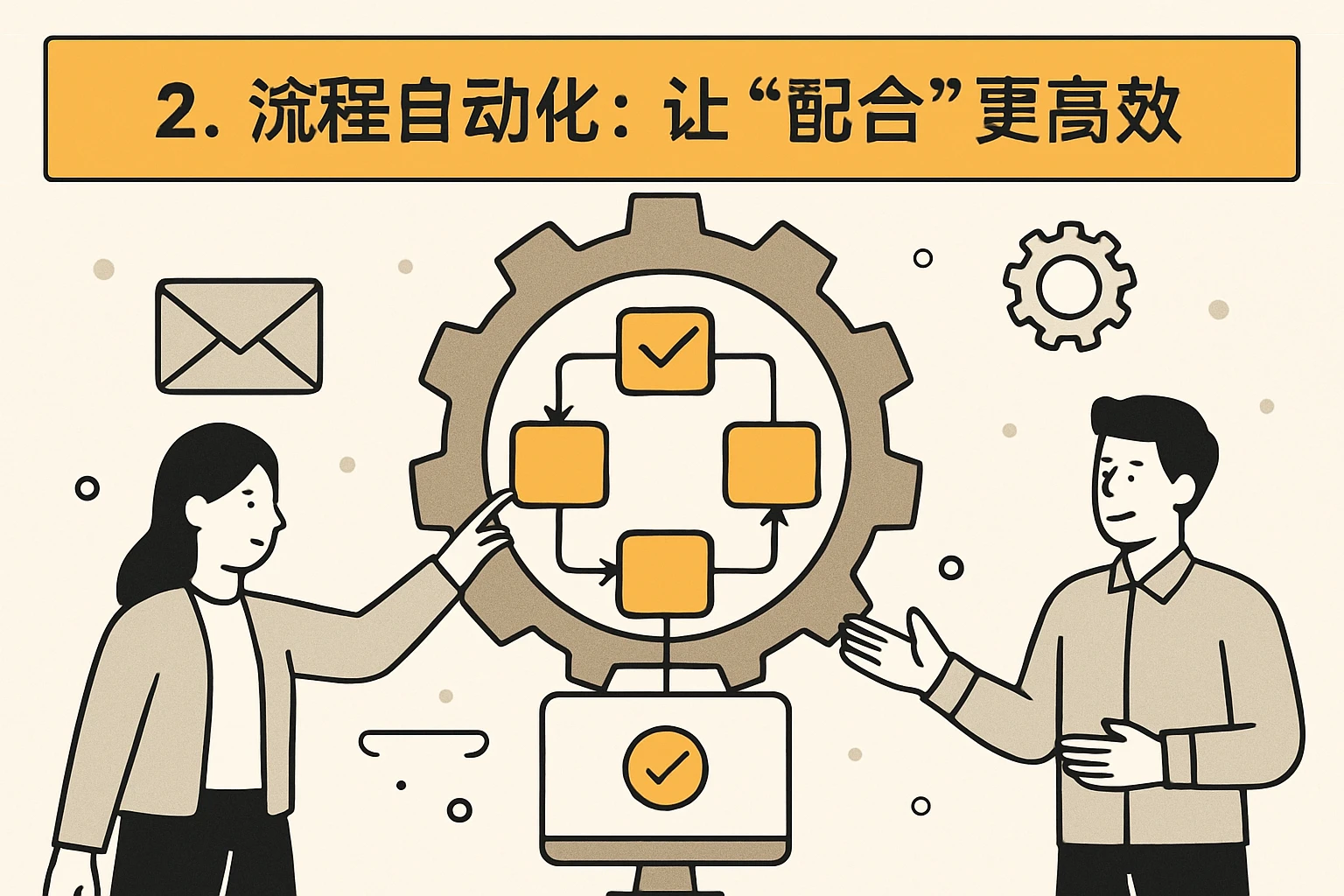 2. 流程自动化：让“配合”更高效