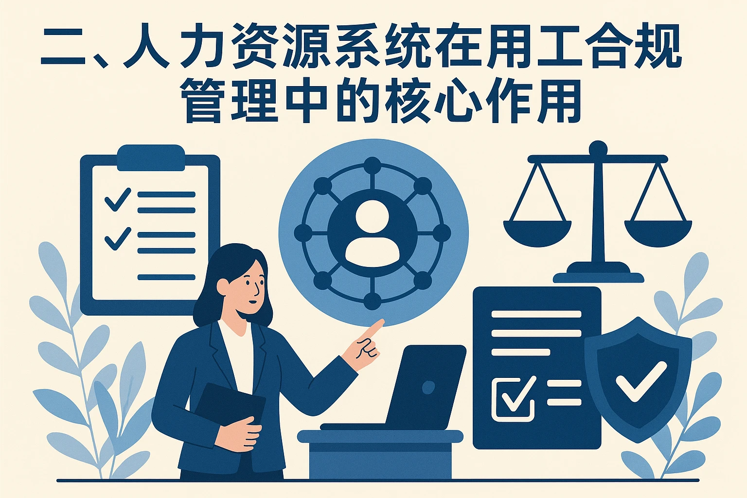 二、人力资源系统在用工合规管理中的核心作用