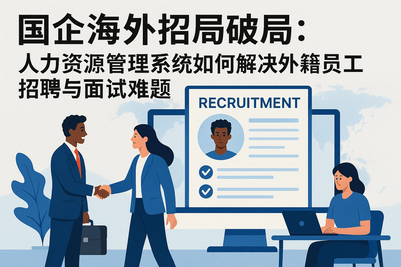 国企海外招聘破局：人力资源管理系统如何解决外籍员工招聘与面试难题