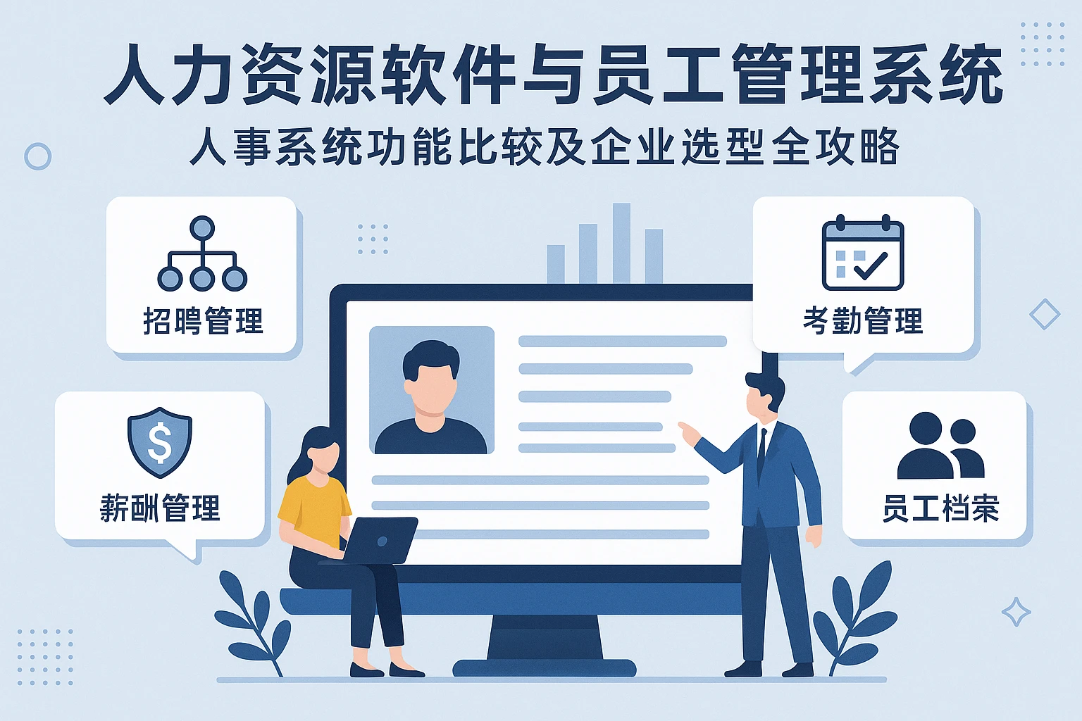 人力资源软件与员工管理系统：人事系统功能比较及企业选型全攻略
