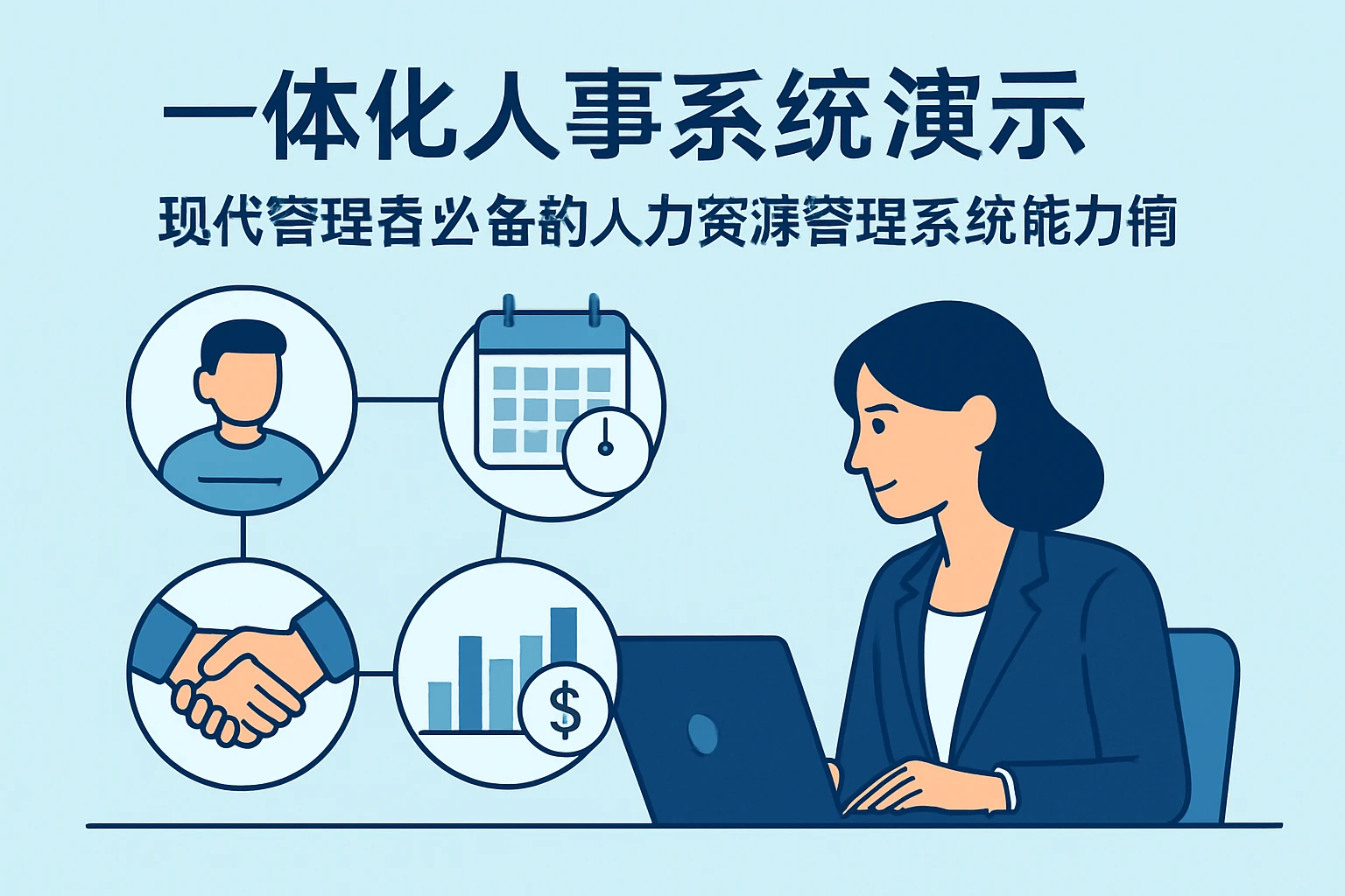 一体化人事系统演示:现代管理者必备的人力资源管理系统能力指南