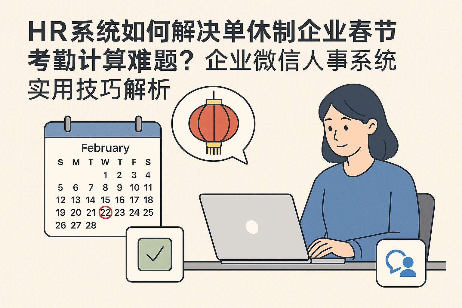 HR系统如何解决单休制企业春节考勤计算难题？企业微信人事系统实用技巧解析