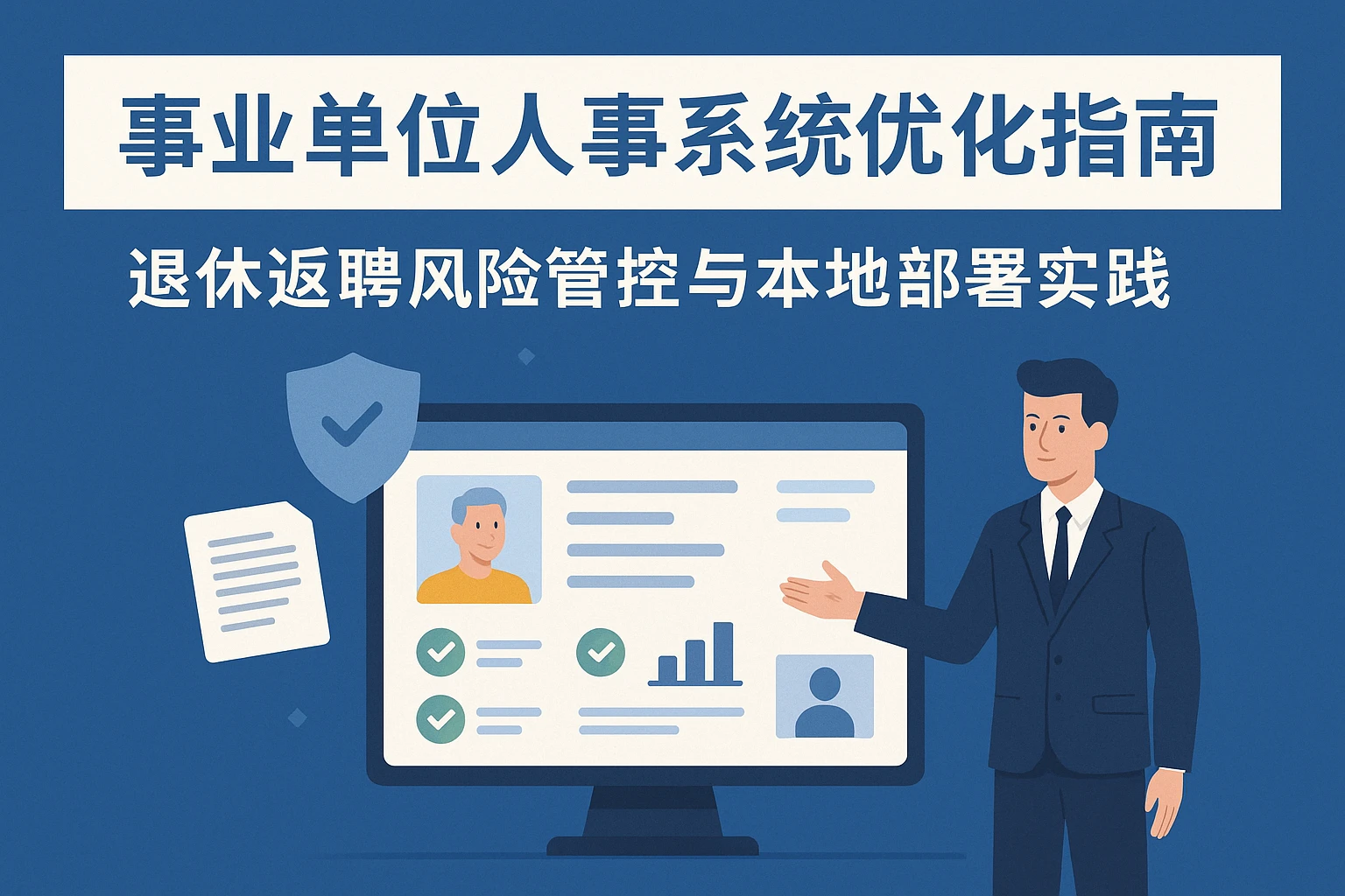 事业单位人事系统优化指南：退休返聘风险管控与本地部署实践
