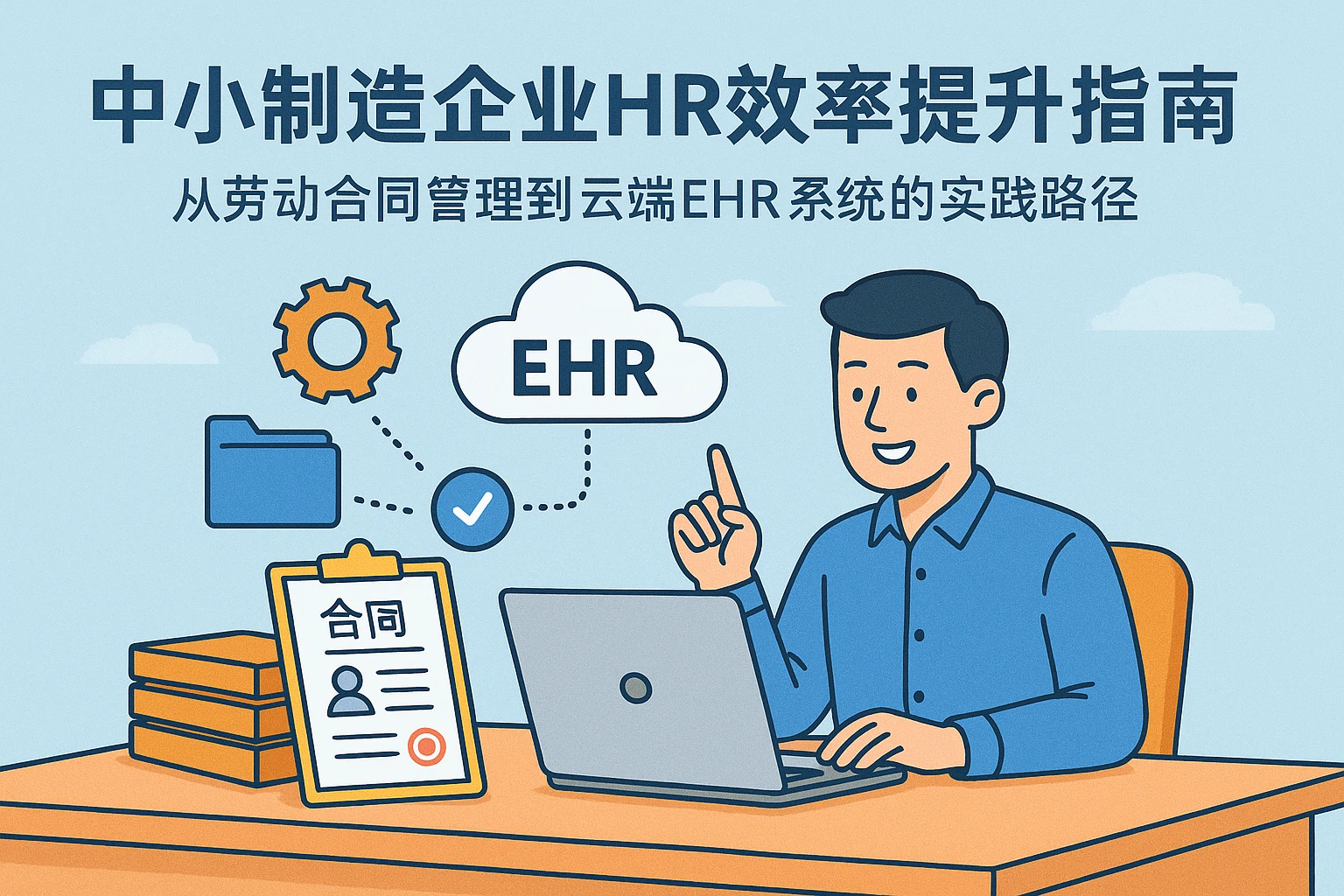 中小制造企业HR效率提升指南：从劳动合同管理到云端EHR系统的实践路径