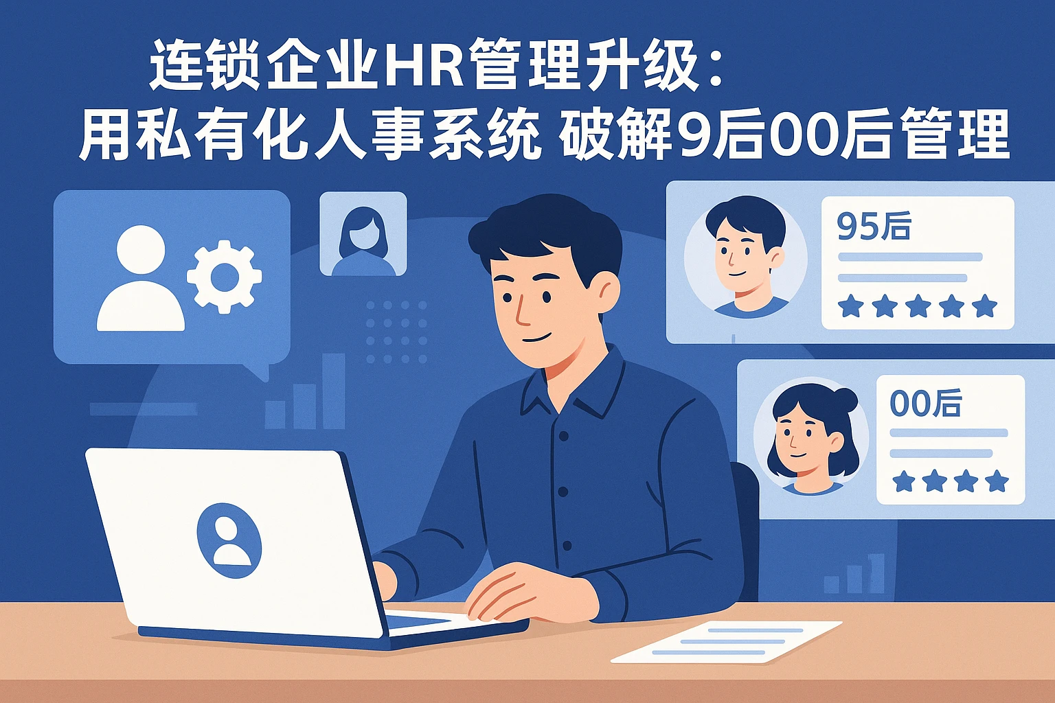 连锁企业HR管理升级：用私有化人事系统破解95后00后管理难题