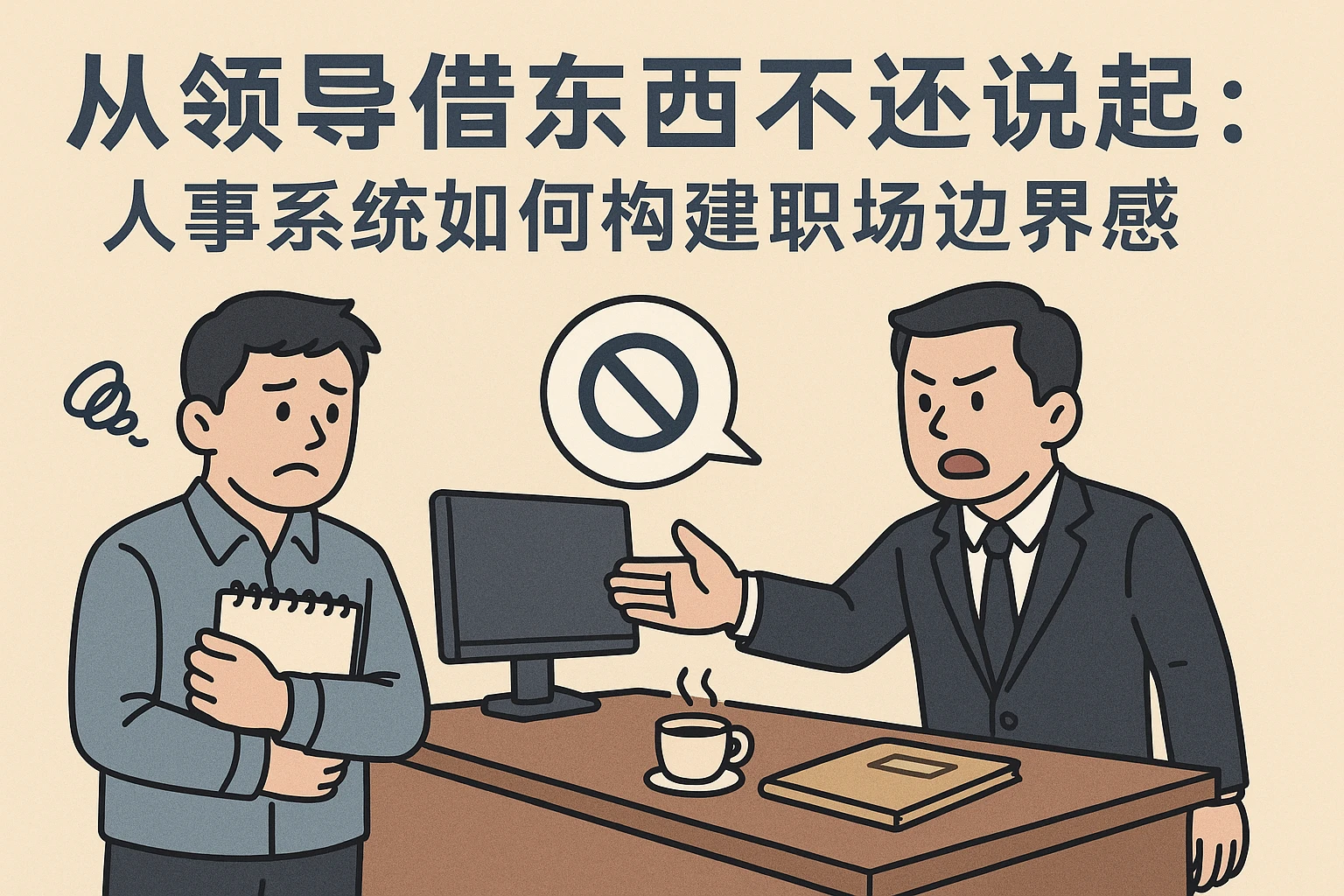 从领导借东西不还说起：人事系统如何构建职场边界感
