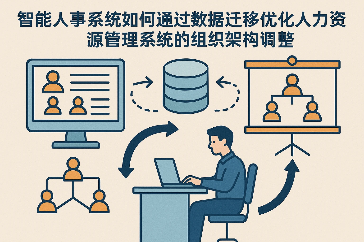 智能人事系统如何通过数据迁移优化人力资源管理系统的组织架构调整