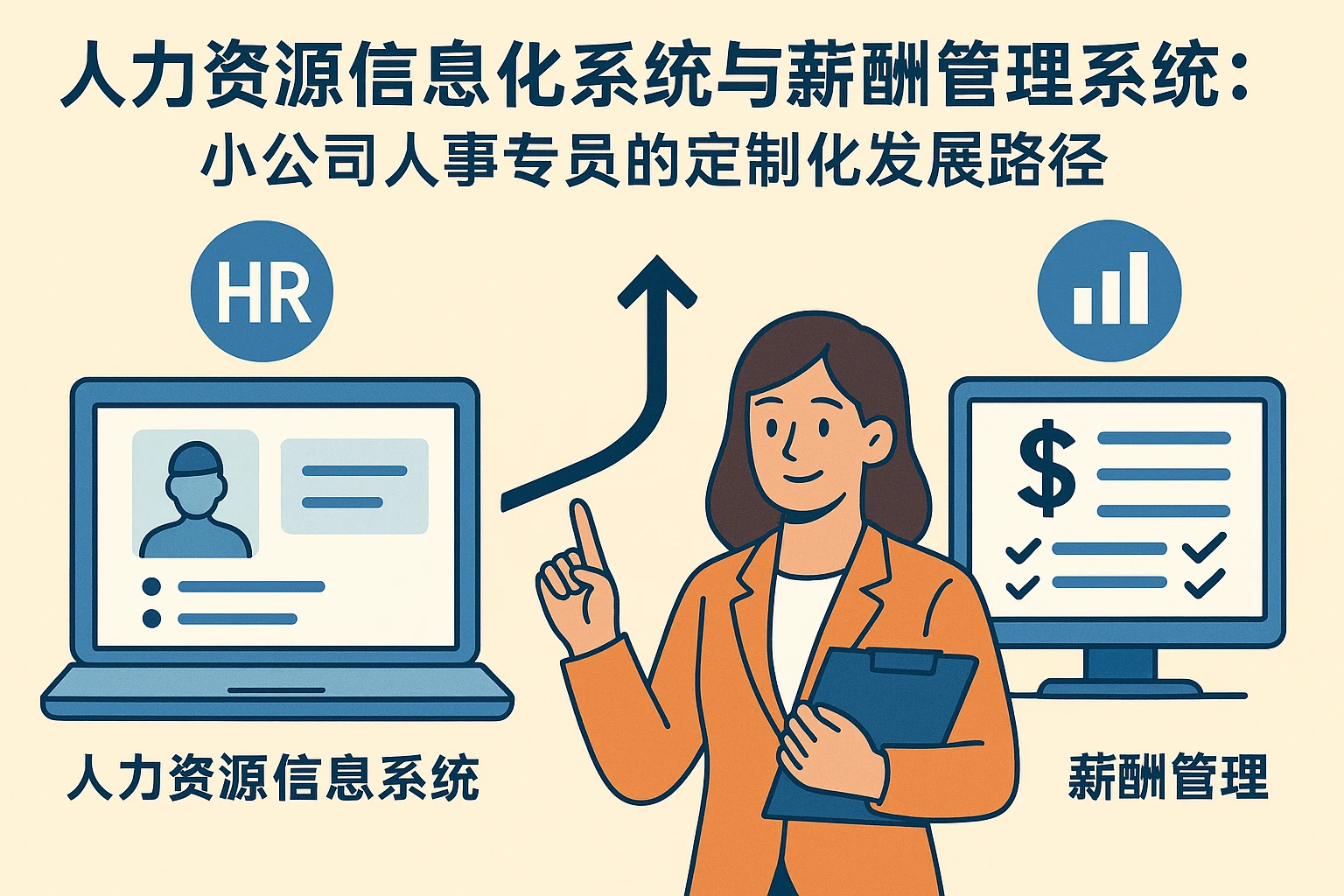 人力资源信息化系统与薪酬管理系统:小公司人事专员的定制化发展路径