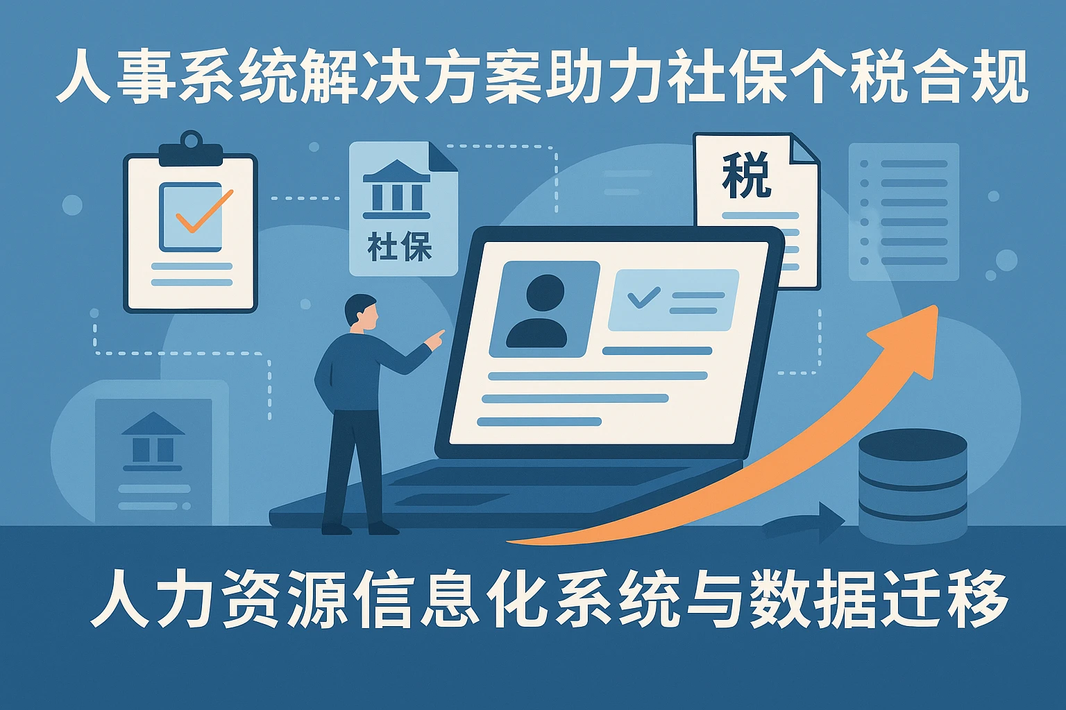 人事系统解决方案助力社保个税合规管理:人力资源信息化系统与数据迁移实践