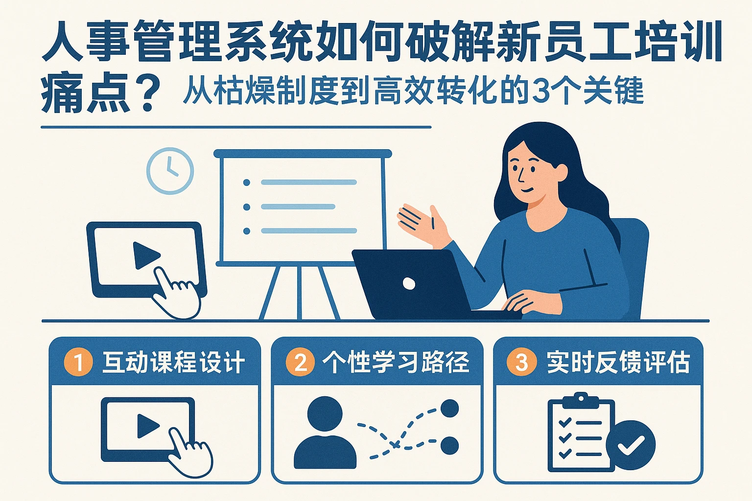 人事管理系统如何破解新员工培训痛点?从枯燥制度到高效转化的3个关键
