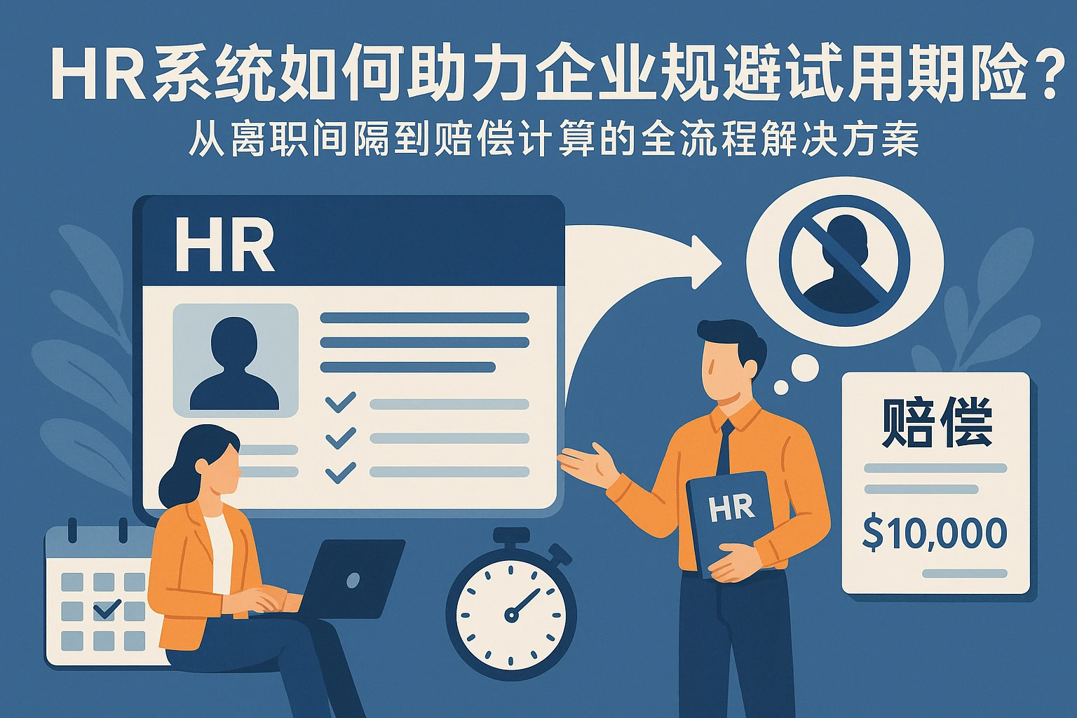 HR系统如何助力企业规避试用期风险?从离职间隔到赔偿计算的全流程解决方案