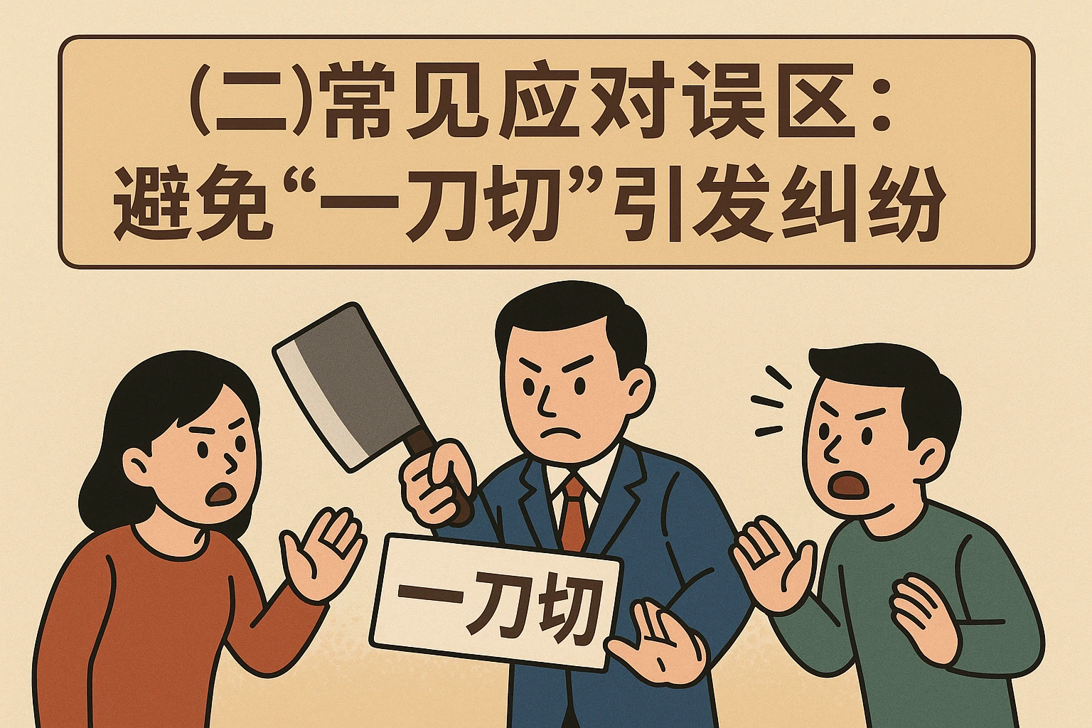 （二）常见应对误区：避免“一刀切”引发纠纷