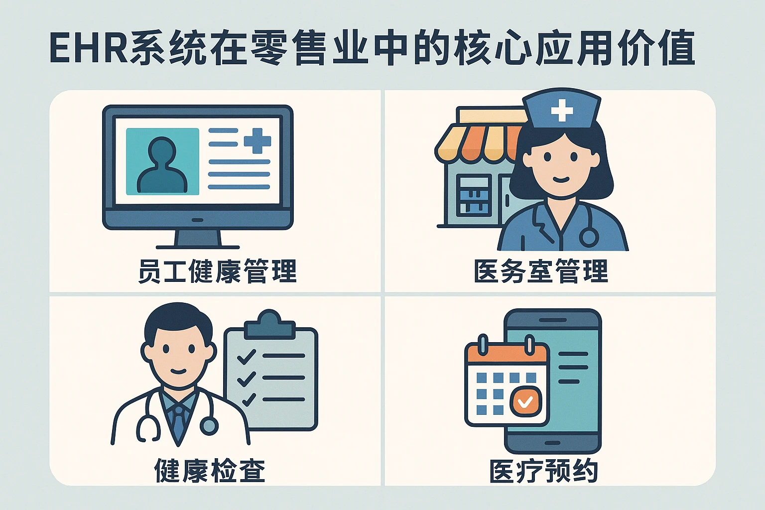 EHR系统在零售业中的核心应用价值