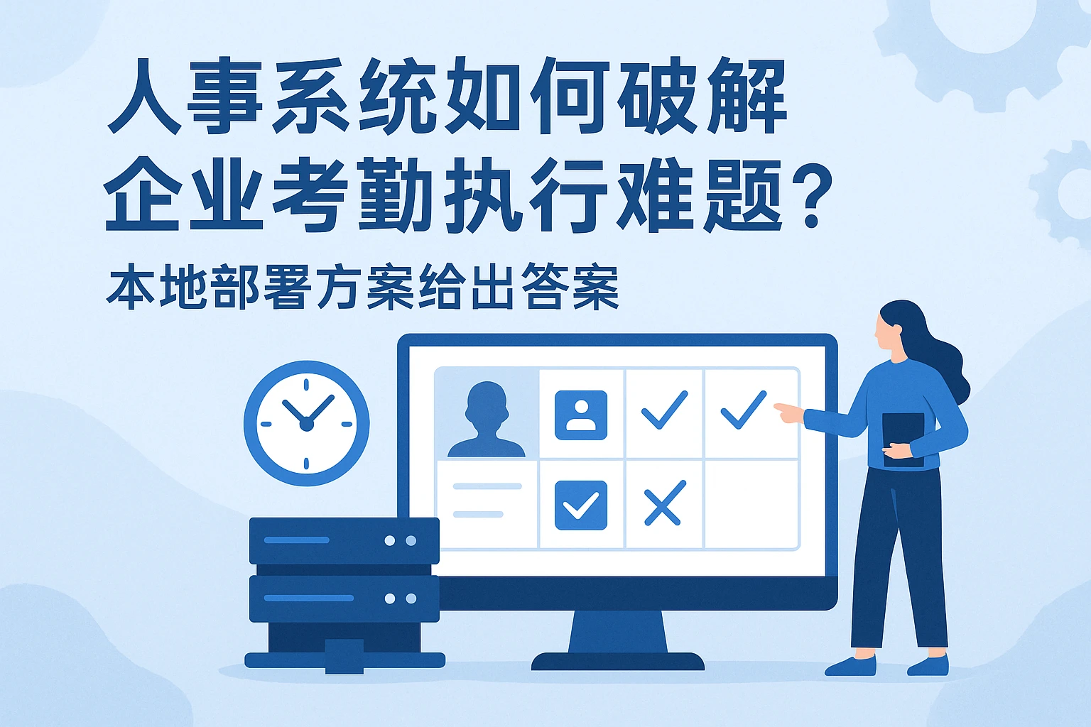 人事系统如何破解企业考勤执行难题?本地部署方案给出答案