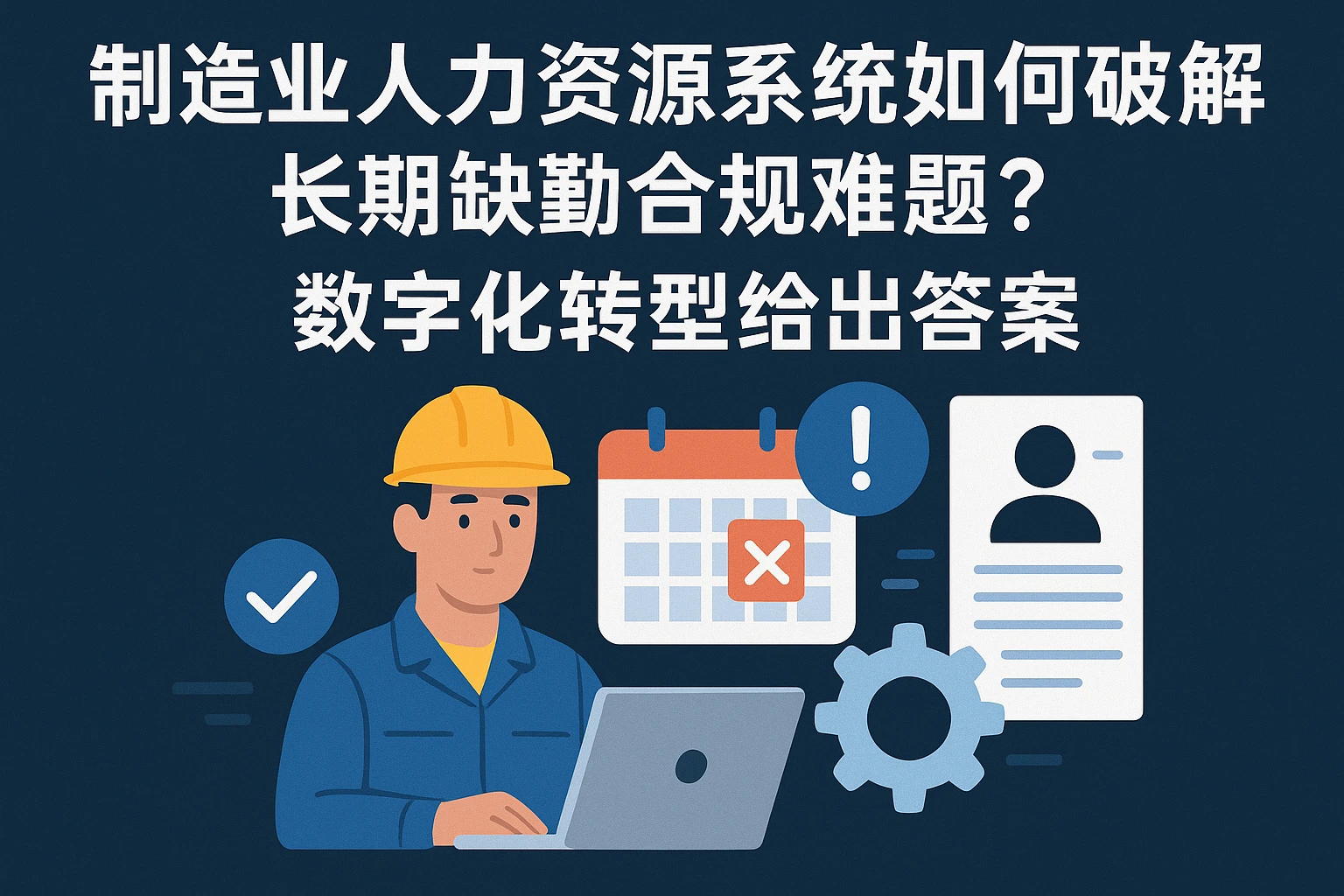 制造业人力资源系统如何破解长期缺勤合规难题?数字化转型给出答案