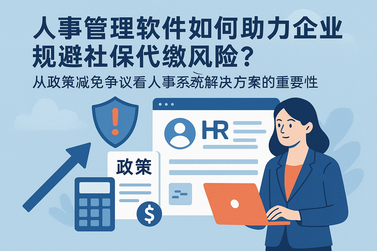 人事管理软件如何助力企业规避社保代缴风险?从政策减免争议看人事系统解决方案的重要性