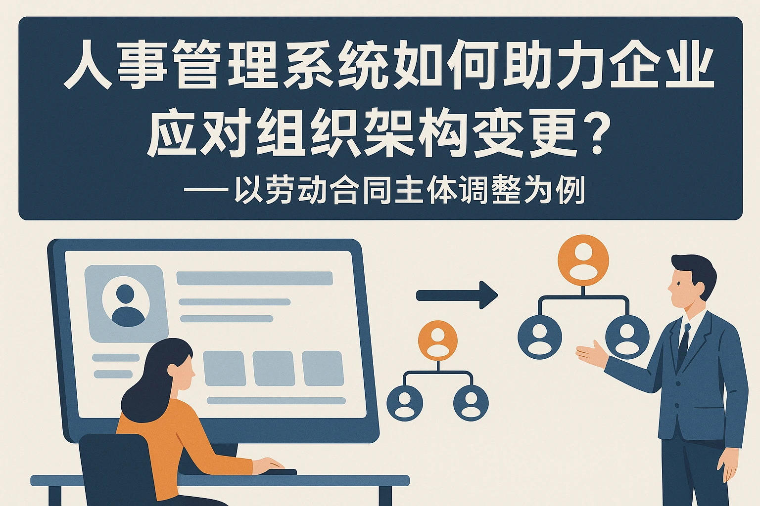 人事管理系统如何助力企业应对组织架构变更？——以劳动合同主体调整为例
