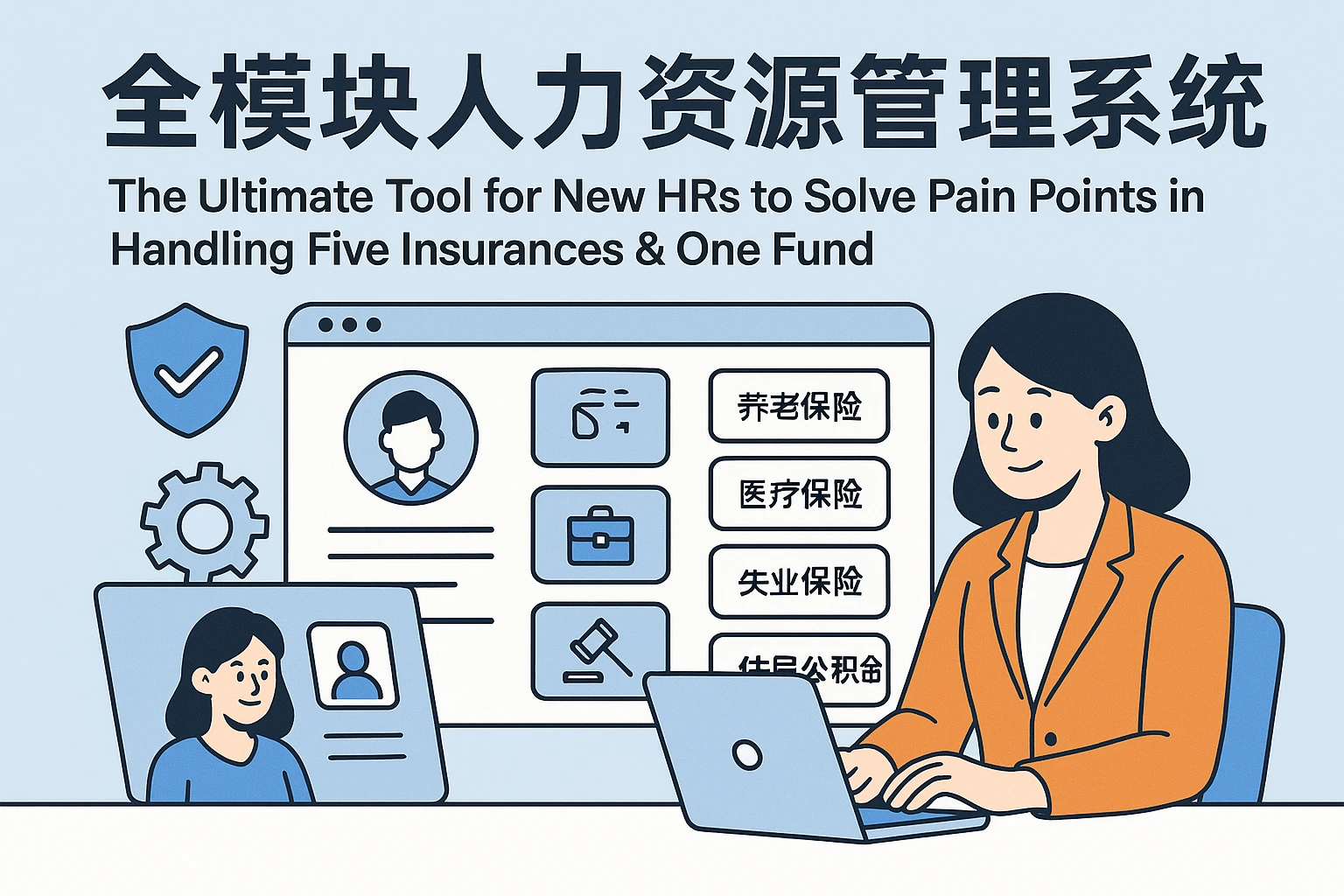 全模块人力资源管理系统：新人HR解决五险一金办理痛点的终极工具