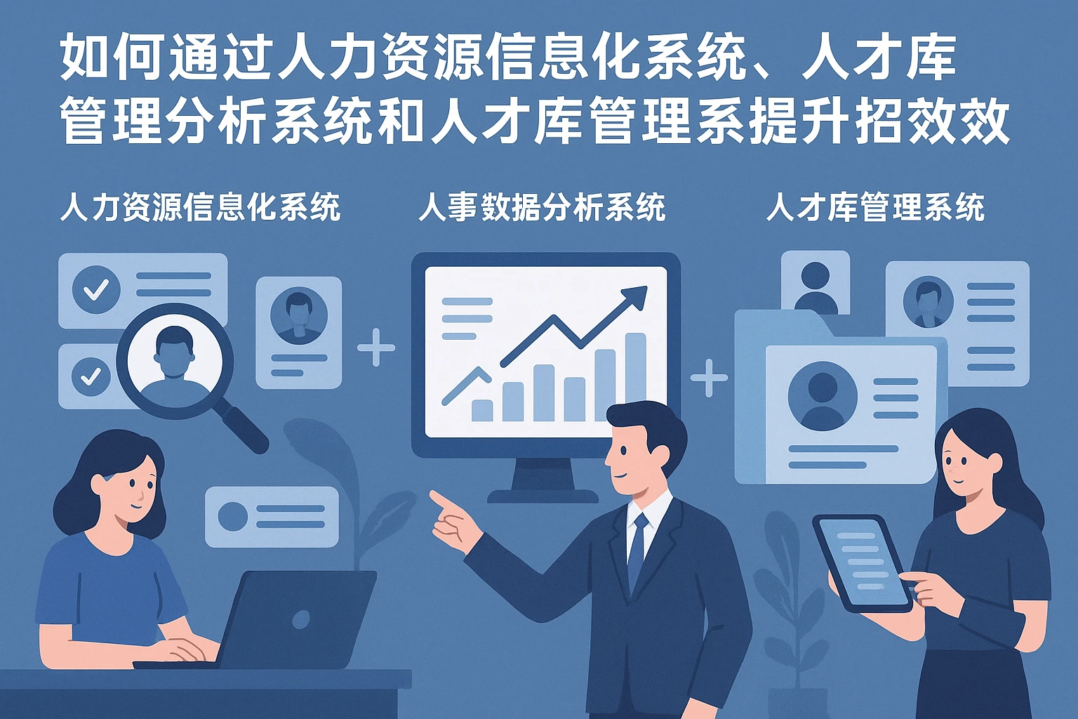 如何通过人力资源信息化系统、人事数据分析系统和人才库管理系统提升招聘效率