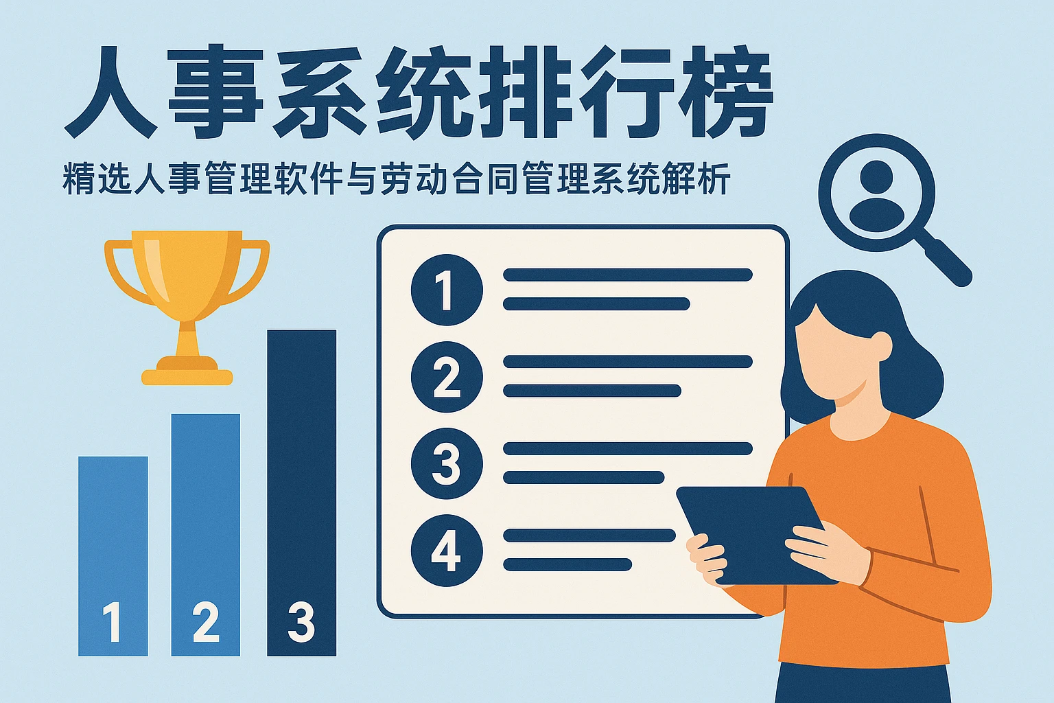 人事系统排行榜:精选人事管理软件与劳动合同管理系统解析