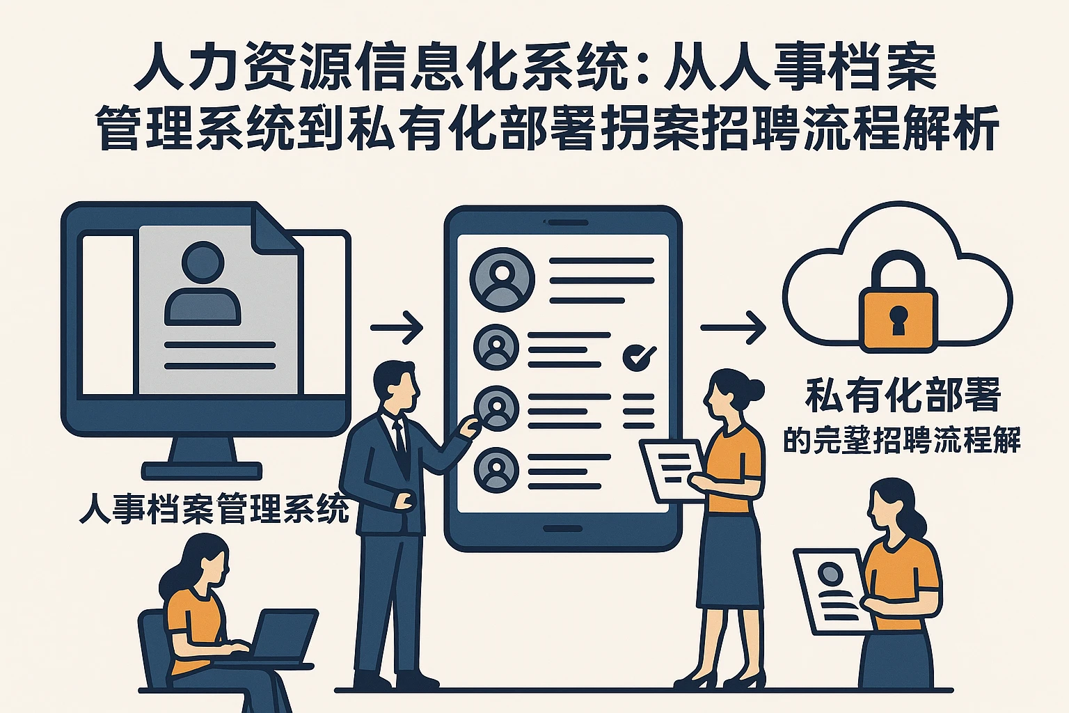 人力资源信息化系统:从人事档案管理系统到私有化部署的完整招聘流程解析