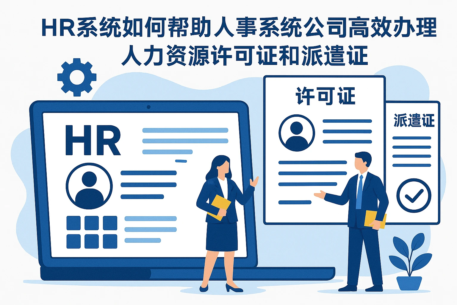 HR系统如何帮助人事系统公司高效办理人力资源许可证和派遣证