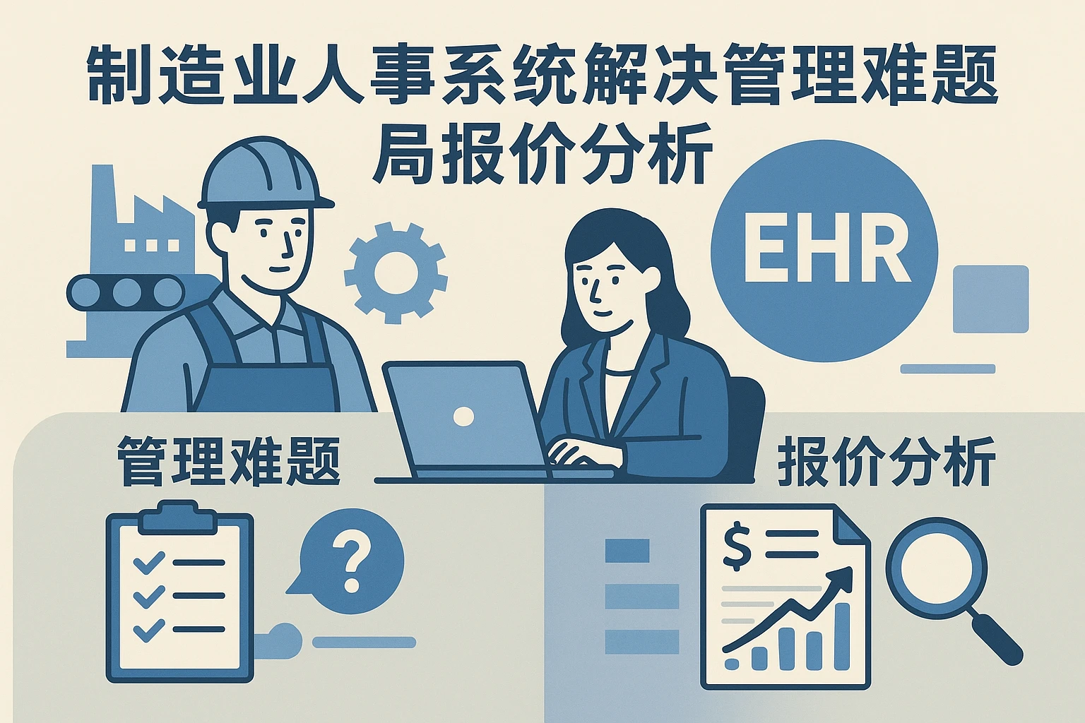 制造业人事系统如何通过EHR系统解决管理难题与报价分析
