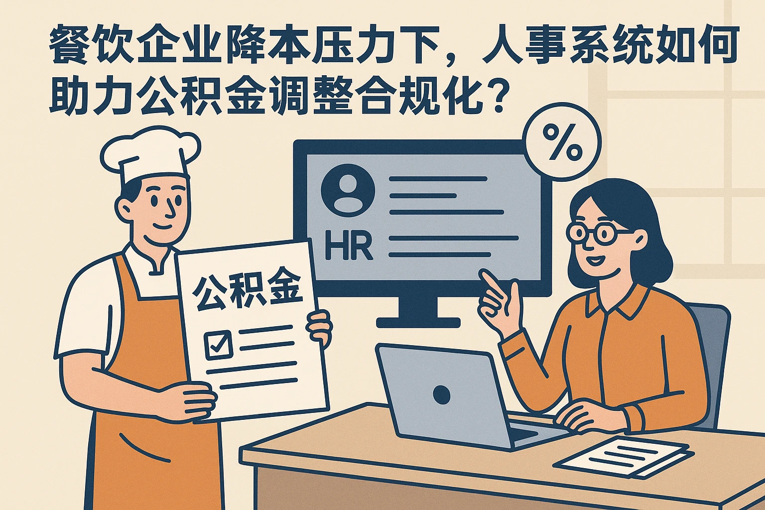 餐饮企业降本压力下，人事系统如何助力公积金调整合规化？