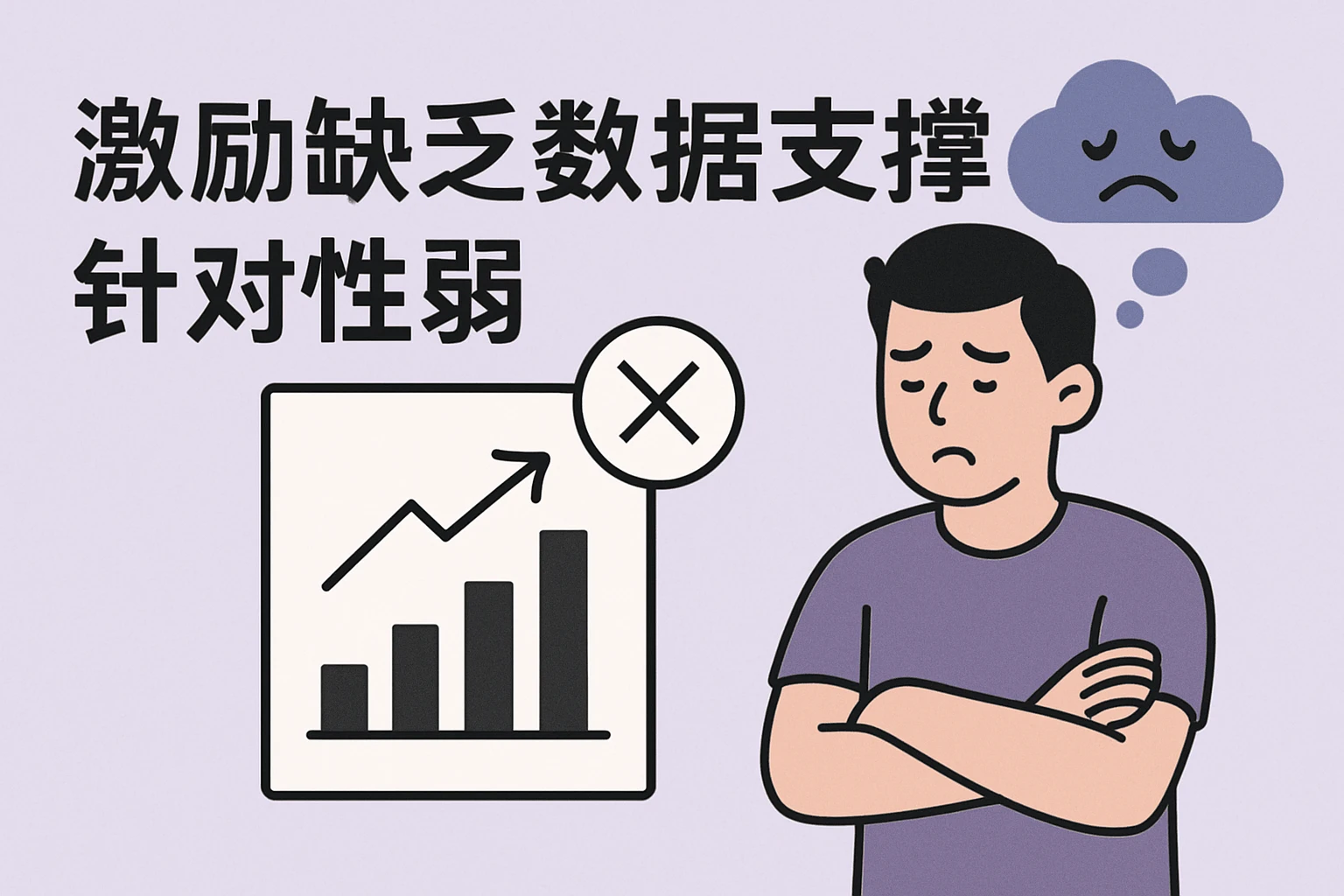 2. 激励缺乏数据支撑,针对性弱