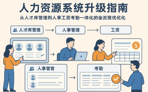 人力资源系统升级指南：从人才库管理到人事工资考勤一体化的全流程优化