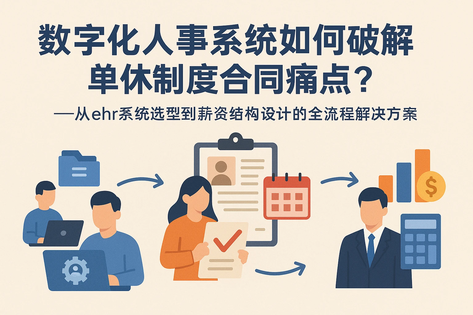 数字化人事系统如何破解单休制度合同痛点?——从ehr系统选型到薪资结构设计的全流程解决方案
