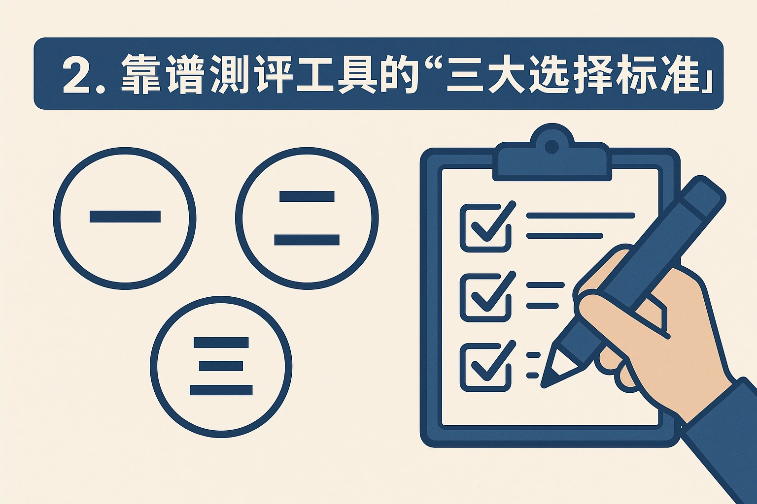 2. 靠谱测评工具的“三大选择标准”