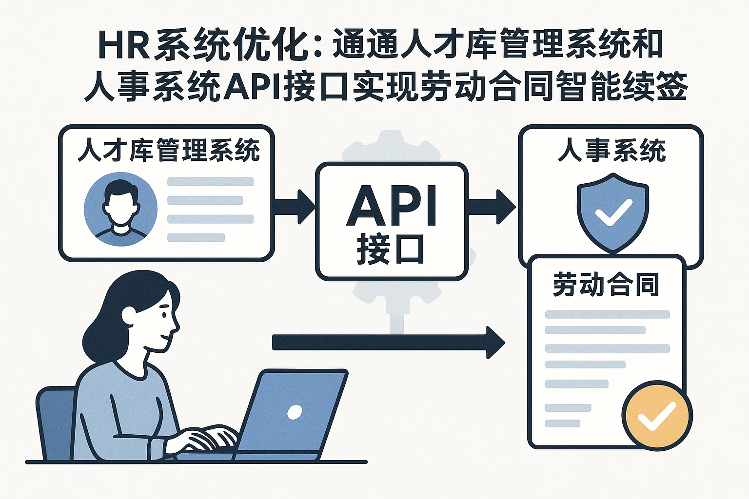 HR系统优化：通过人才库管理系统和人事系统API接口实现劳动合同智能续签