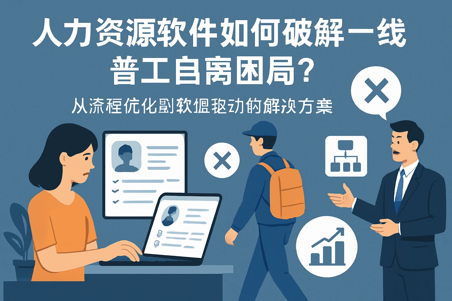 人力资源软件如何破解一线普工自离困局?从流程优化到数据驱动的解决方案