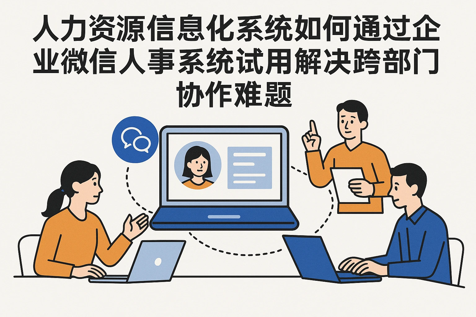 人力资源信息化系统如何通过企业微信人事系统试用解决跨部门协作难题