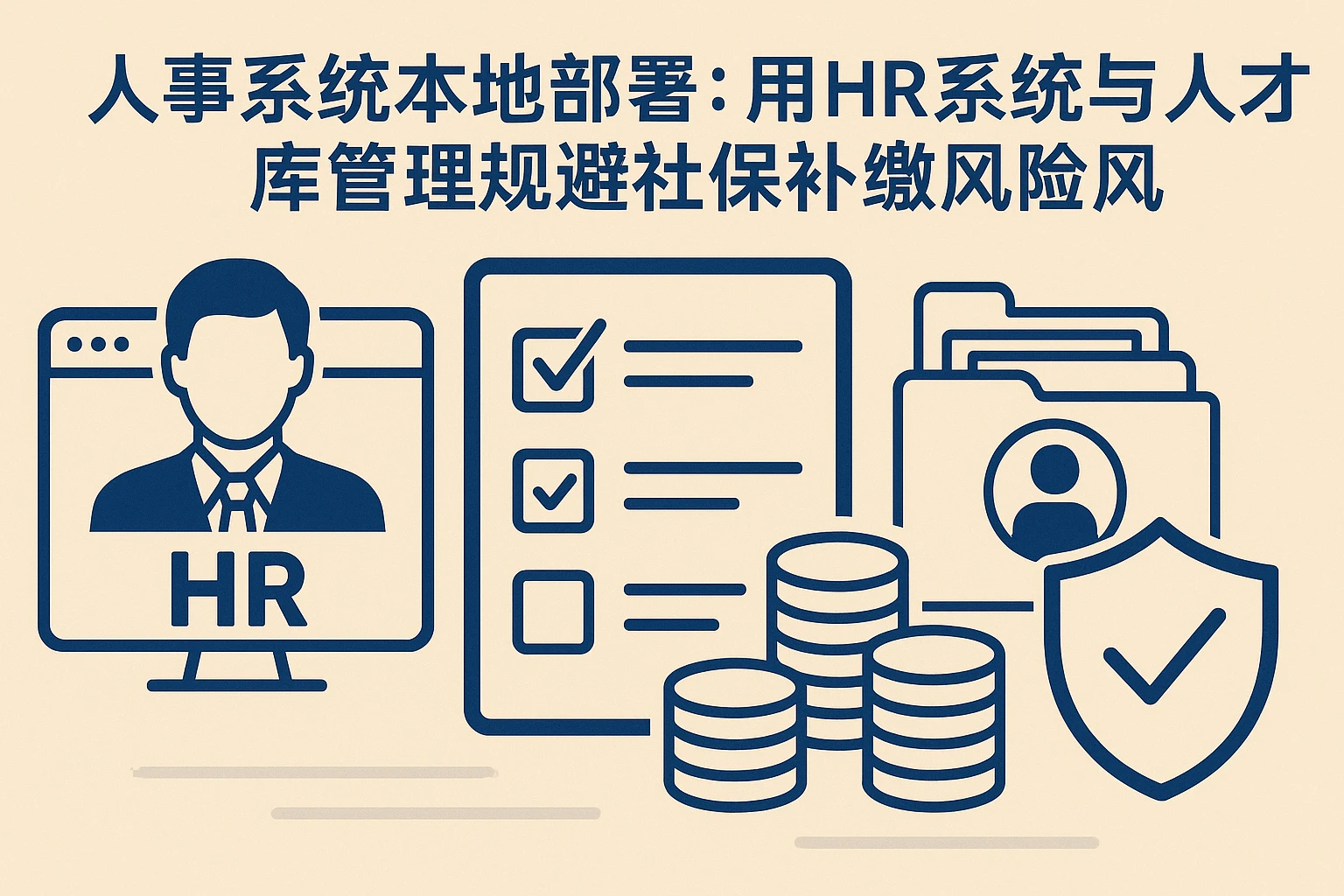 人事系统本地部署：用HR系统与人才库管理规避社保补缴风险